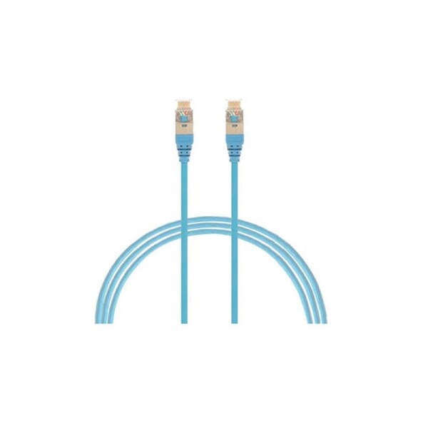 10Pcs Cat 6A Rj45 S Ftp Thin Lszh Network Cable Blue