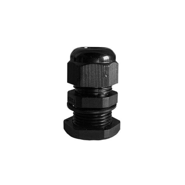 25Pcs 20Mm Nylon Cable Gland Long Threaded With Washer