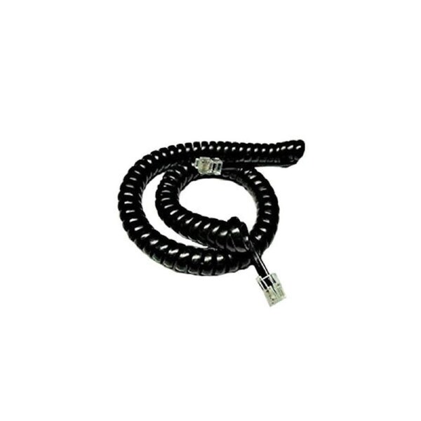 3M Handset Curly Cord 4P4C Black