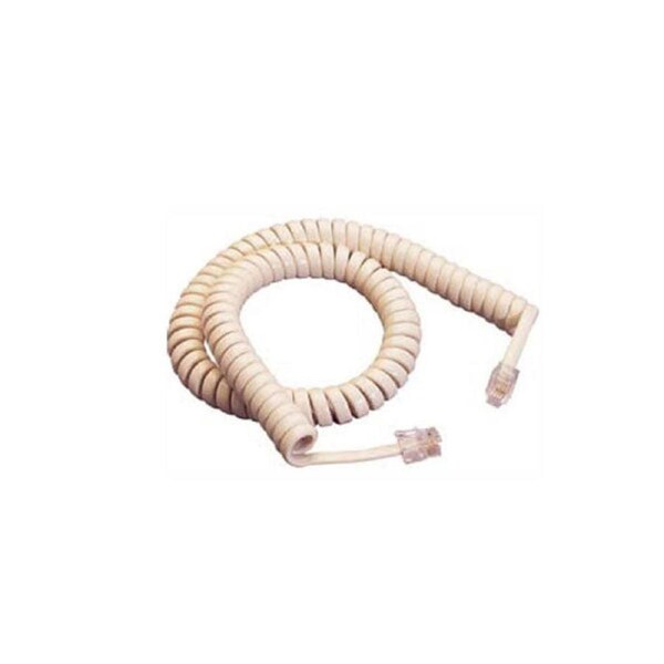 3M Handset Curly Cord 4P4C Ivory
