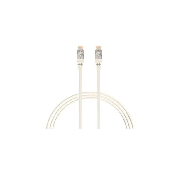 50Pcs 2M Cat 6A Rj45 S Ftp Thin Lszh Network Cable White