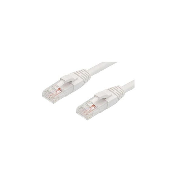 50Pcs Cat6 Rj45 Ethernet Network Cable White