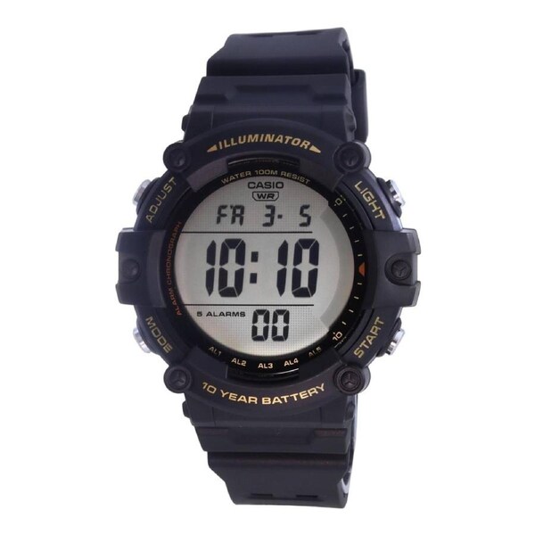 Casio Digital Resin Quartz AE-1500WHX-1A AE1500WHX-1 100M Men's Watch AU Stock