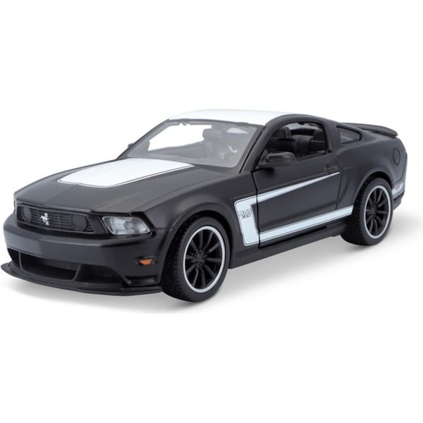 Maisto 2011 Ford Mustang Boss 302 Diecast Display Model 1:24 Scale Toy BLK 3+