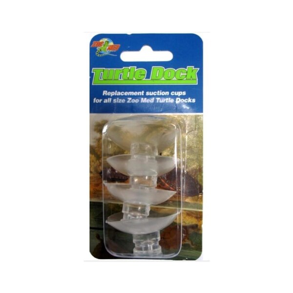 Zoo Med Turtle Docks replacement Suction Cups Card of 4 (TDS-4)