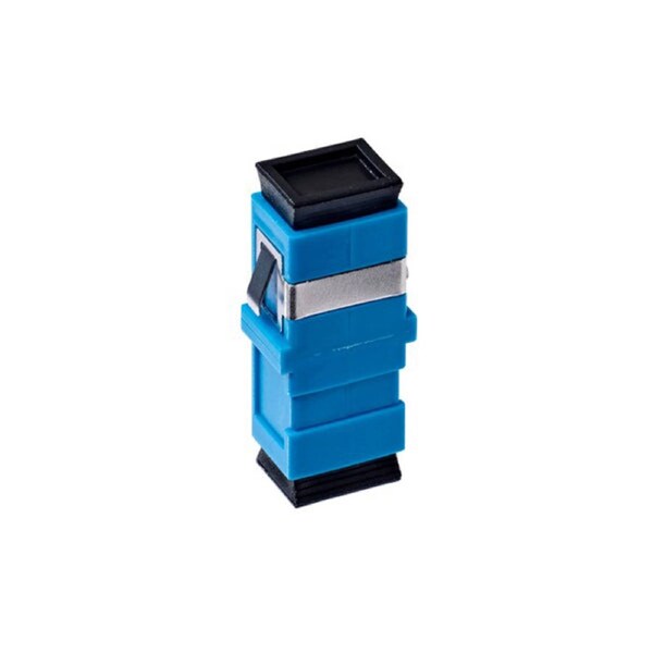 Sc Os1 Os2 Singlemode Through Coupler Flangeless Simplex Blue