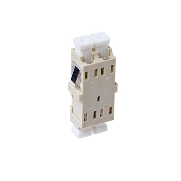 Lc Om1 Multimode Through Coupler Flangeless Duplex Beige
