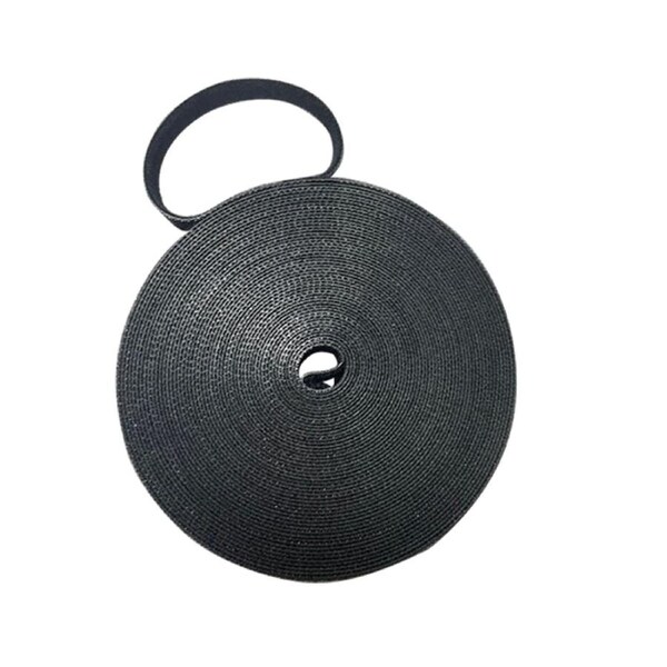 Hook And Loop Tape Cable Tie 30M Roll X 15Mm Wide Black