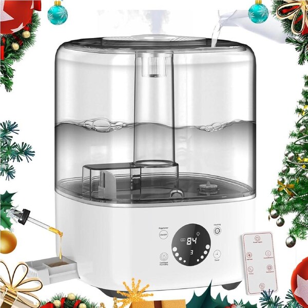 ADVWIN 5L Air Humidifier & Diffuser with Adjustable Humidity Control for Baby, Plants, Bedroom Large Room