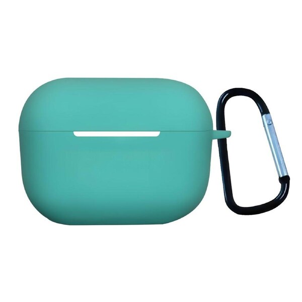 For AirPods Pro 1st Gen Case, Protective Silicone Cover, Snap Hook, Mint Green