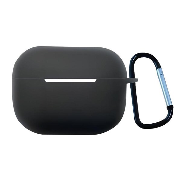 For AirPods Pro 1st Gen Case, Protective Silicone Cover, Snap Hook, Black