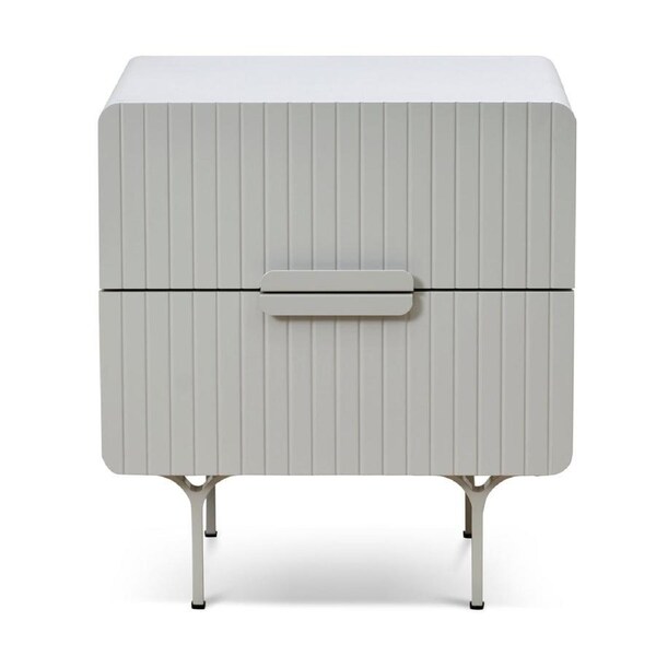 Erwin Bedside Table - Light Grey