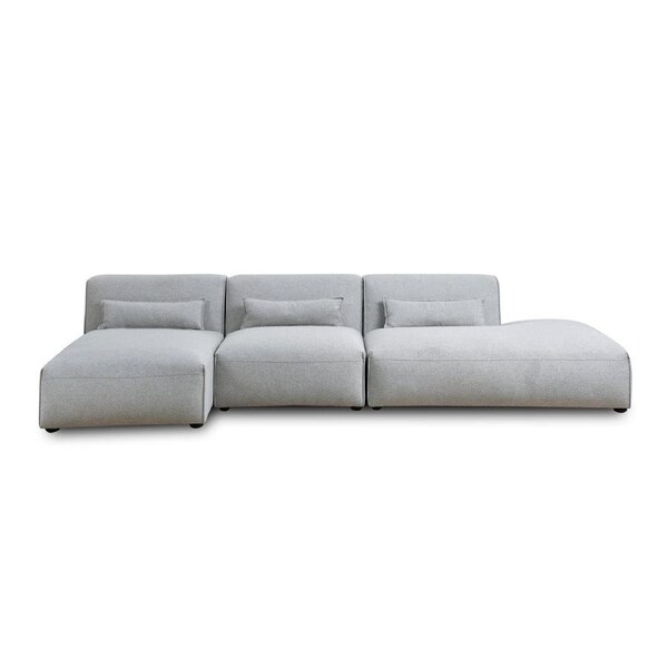 Yachin Right Chaise Sofa - Sterling Sand