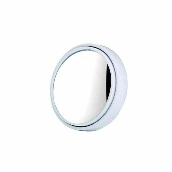2X Blind Spot Car Mirror Wide Angle Adjustable Rear Side View Convex White