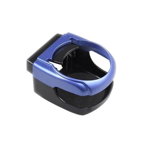 Car Cup Holder Air Vent Drink Mount Blue Clip-On Can Bottle Holder for Vehicle Blue