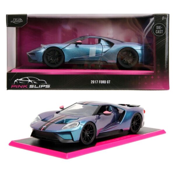 Jada Toys Pink Slips 2017 Ford GT 1:24 Scale DieCast Vehicle