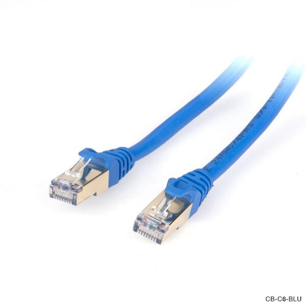 Connect Cable Male Cat6 Network Ethernet Cable 2m Connector Cord 10Gbps Blue