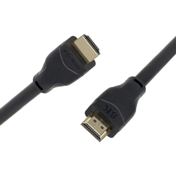 Laser HDMI 2.1 Male 8K Cable Ultra High Speed Gold-Plated Connector Cord 2m BLK