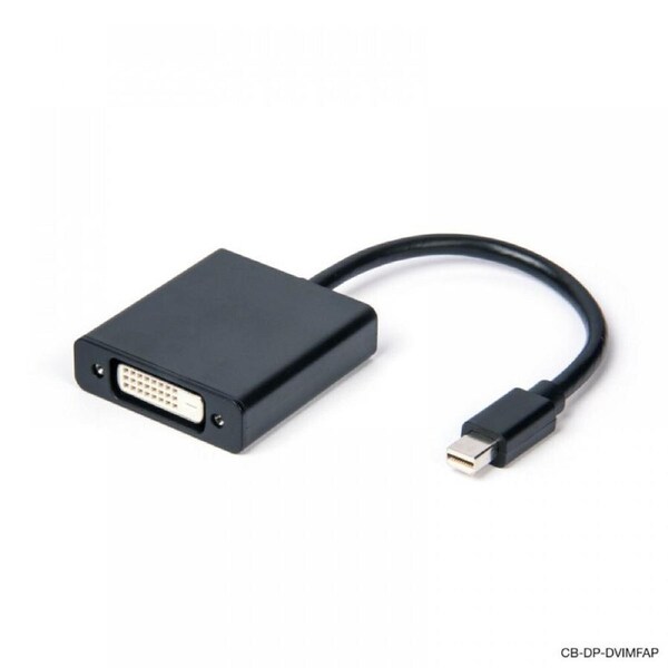 Connect Cable Male Mini DisplayPort to Female DVI Adapter Cable Display 0.2m BLK