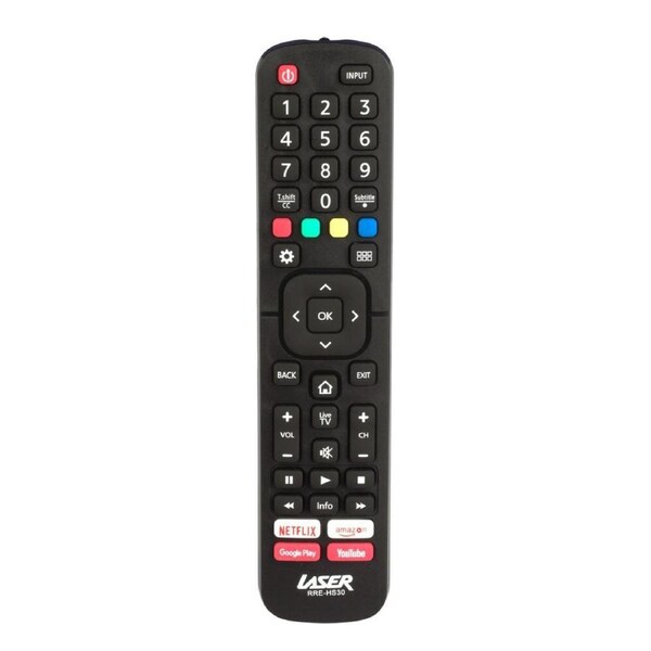 Laser Universal Remote Control Replacement Spare For Hisense Smart TV Black