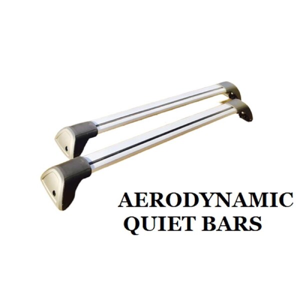 2x Roof Racks for Volvo V40 Cross Country 2013 - 2018 AERODYNAMIC CROSS BARS