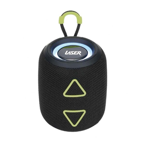Laser Portable Mini Fabric Wireless Bluetooth Speaker Audio/Music TWS Black