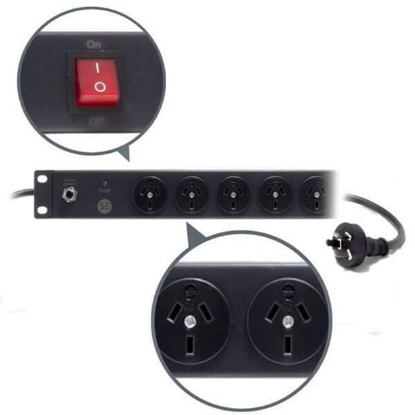Serveredge Basic 3M 8 Port Pdu 3 Pin Aus Gpo Output