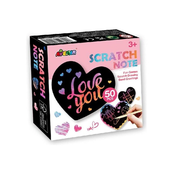 Avenir - Scratch Notes Pad- Love