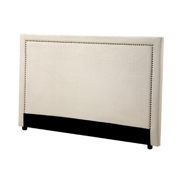 Oikiture Single Bed Headboard Bedhead Bedroom Furniture - Beige