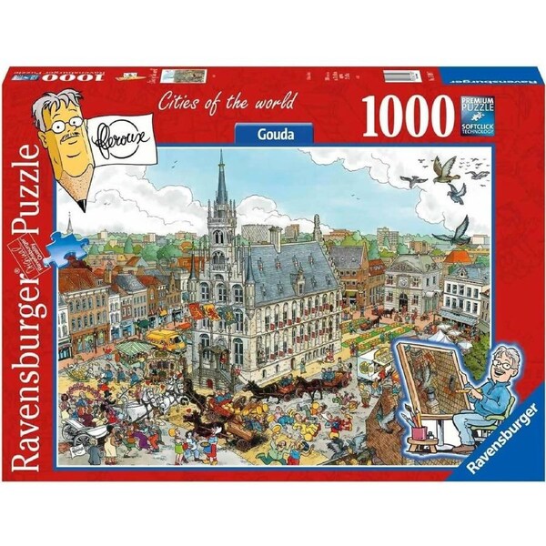 Ravensburger - Cities Of The World Fleroux Gouda Jigsaw Puzzle 1000 Pieces