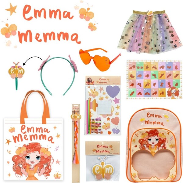 Emma Memma Merchandise Kids/Childrens Backpack/Accessories Showbag 2024
