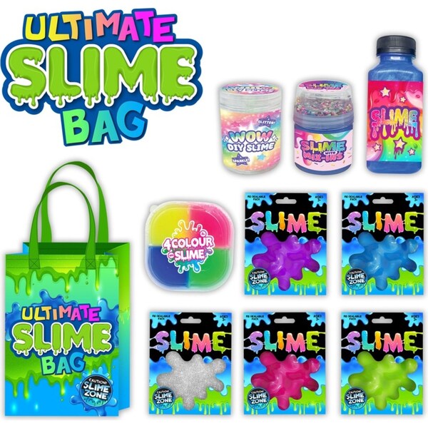 Slime Merchandise Kids/Childrens Ultimate Putty Superbag Showbag Series 4 Astd