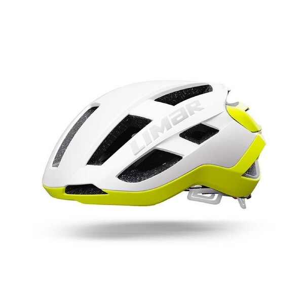 Limar Air Star Road Bicycle Helmet w/LED Light 53-57cm Matte White/Yellow Med
