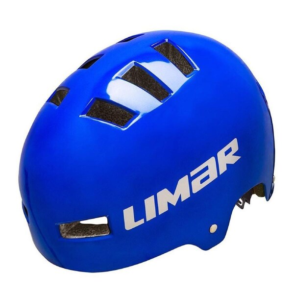 Limar 360 Urban/Active Bicycle Helmet Safety Head Gear 52-59cm Metal Blue Med