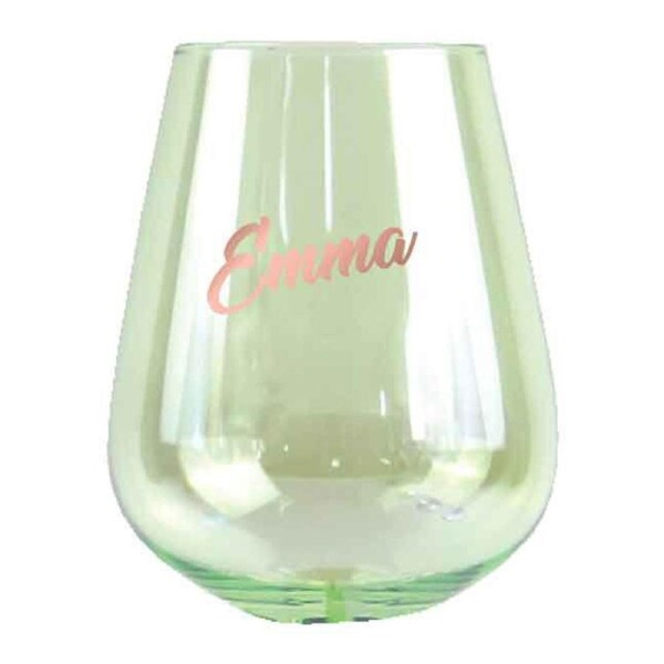 2pc Emma Stemless 13cm/600ml Wine Glass Cocktail Party Drinking Tumbler Set