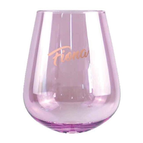 2pc Fiona Stemless 13cm/600ml Wine Glass Cocktail Party Drinking Tumbler Set