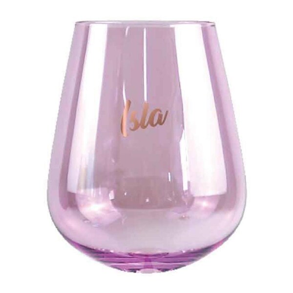 2pc Isla Stemless 13cm/600ml Wine Glass Cocktail Party Drinking Tumbler Set