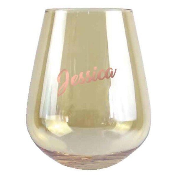 2pc Jessica Stemless 13cm/600ml Wine Glass Cocktail Party Drinking Tumbler Set