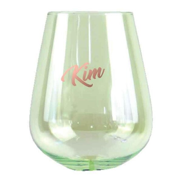 2pc Kim Stemless 13cm/600ml Wine Glass Cocktail Party Drinking Cup Tumbler Set