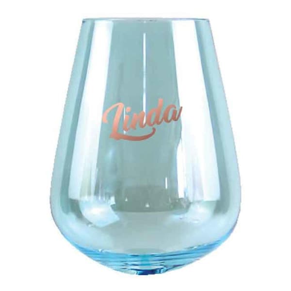 2pc Linda Stemless 13cm/600ml Wine Glass Cocktail Party Drinking Tumbler Set
