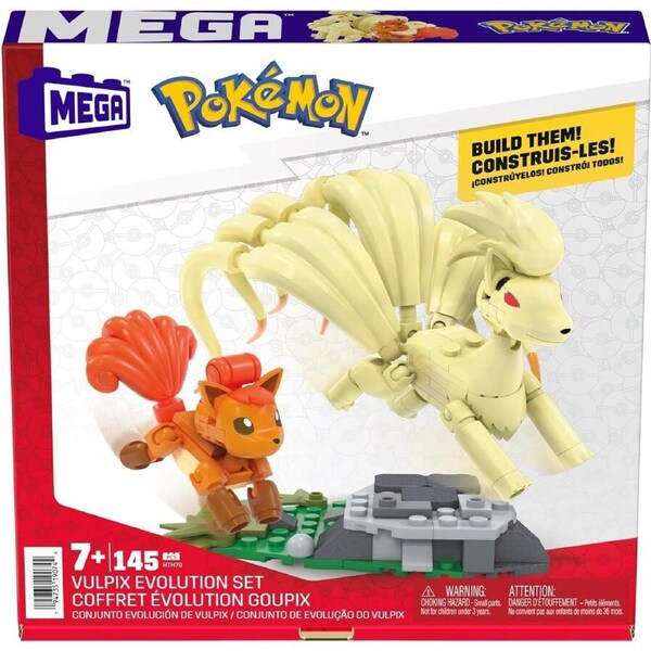 MEGA Pokemon Vulpix Evolution Set 145 Pieces