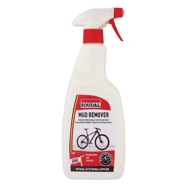 Soudal Bike/Bicycle Tyre/Saddle Mud/Dirt Remover Cleaning Spray Bottle 1L