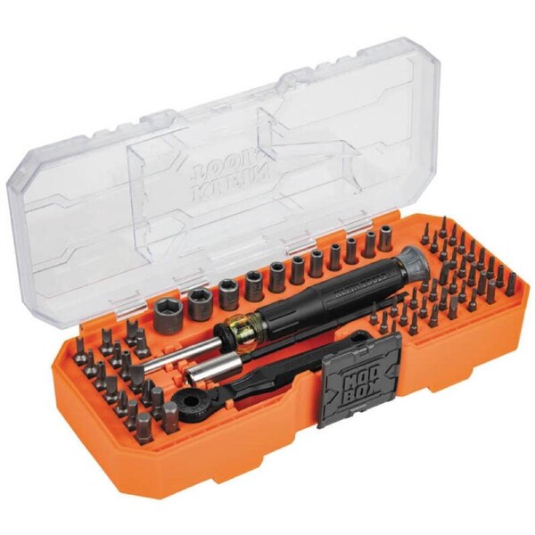 Klein Tools&nbsp;32787 - MODBox Precision Ratchet and Driver Set - 64 Pieces