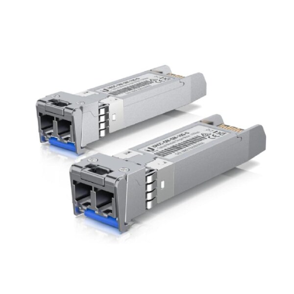 Ubiquiti Twin Pack Of 10Km 10Gbps Single Mode Fiber Modules 1310Nm