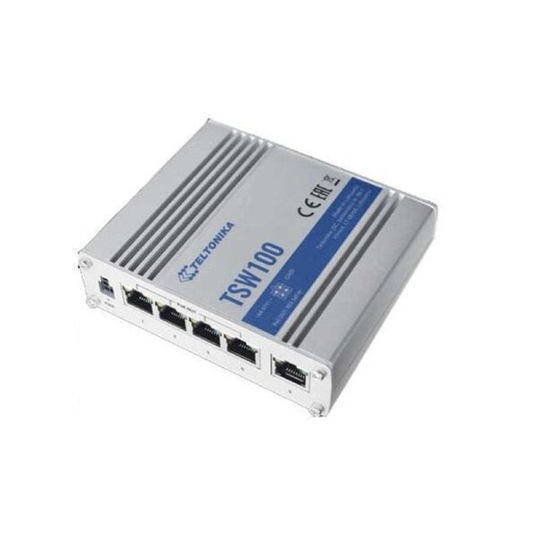 Teltonika Unmanaged Industrial Af At Poe Gigabit Ethernet Switch