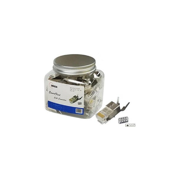 Smartfeed Cat6 Shielded Rj45 Connectors 50Pk