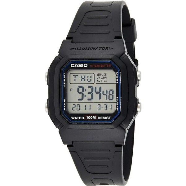 Casio W-800H-1AV Black Dual Time Unisex Digital Sports Watch AU Stock