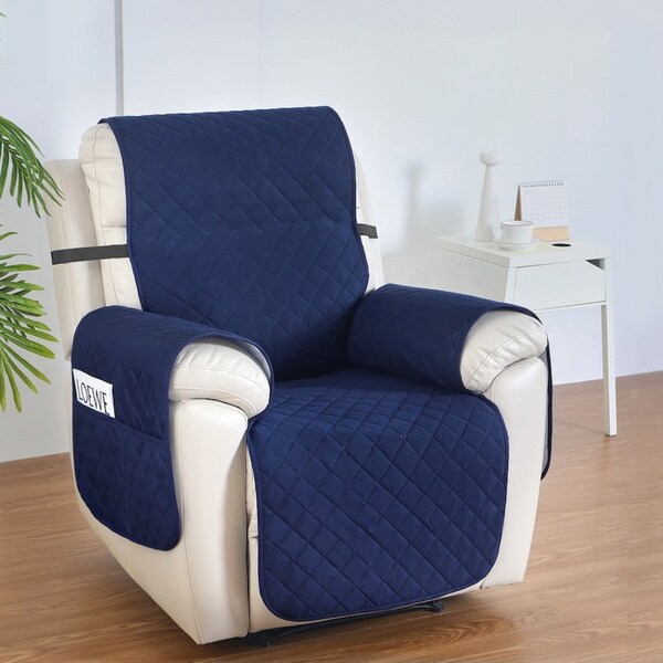 100% Water Resistant Artiss Recliner Chair Cover Navy