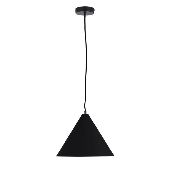 Conic Stylish Conical Pendant Light Black 28cm