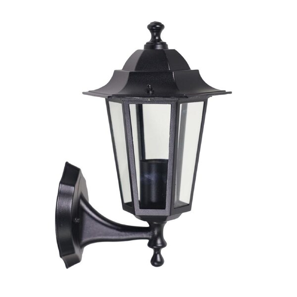 Ascot Traditional Outdoor Wall Light Down Black